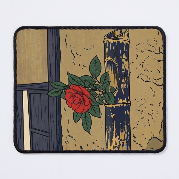 Item preview, Ukiyo-e Camellia Bamboo Ikebana Art designed and sold by conohitoAI-ArtGallery.