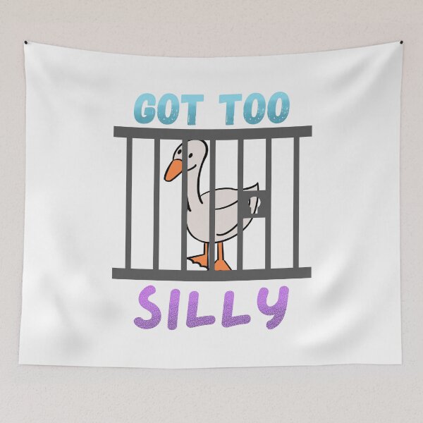 Item preview, Got Too Silly Prison Goose designed and sold by ClarissaDoodles.
