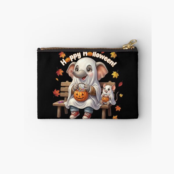 Item preview, Happy Halloween Cute Ghost Elephant and Mouse designed and sold by BonnieGlam13.