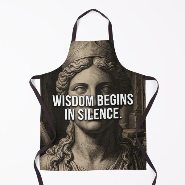 Item preview, Wisdom Begins in Silence designed and sold by vibemuseum.studio.
