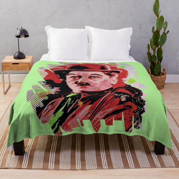 Item preview, Handmade Mixed Media Charlie Chaplin Portrait - Neon Tramp designed and sold by supernikol.