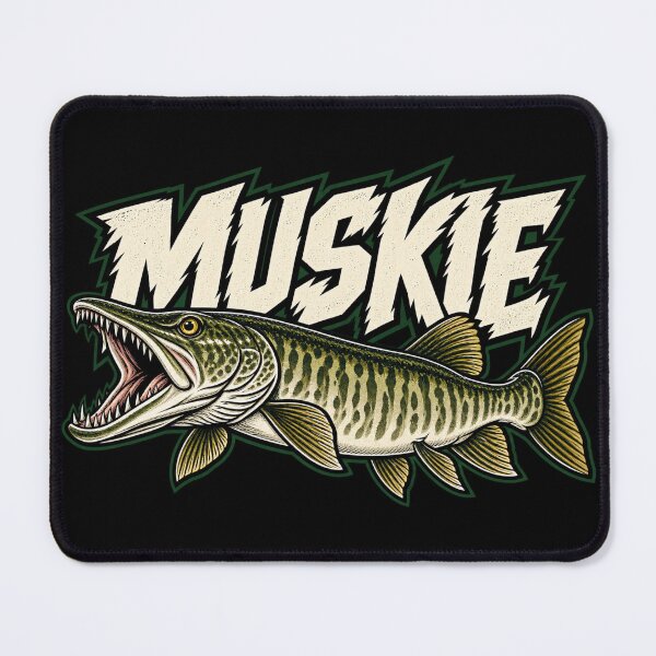 Item preview, Muskie Fishing – Freshwater Angler Design designed and sold by OddHobbyClub.