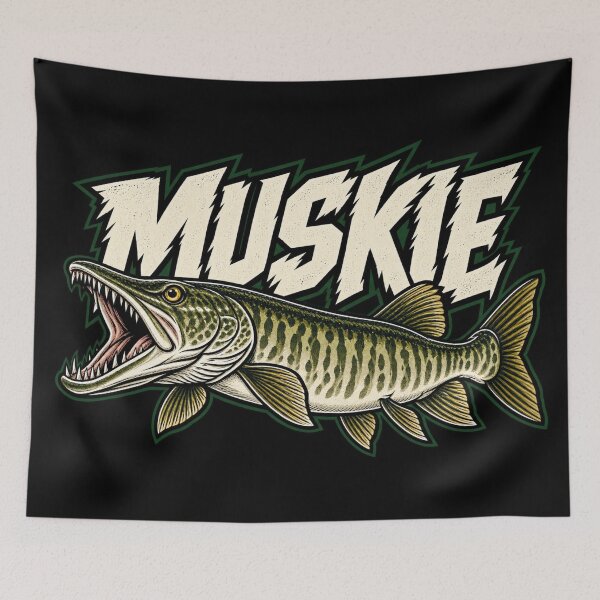 Item preview, Muskie Fishing – Freshwater Angler Design designed and sold by OddHobbyClub.