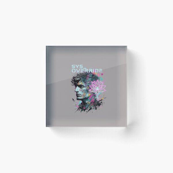 Item preview, Abstract Splatter Portrait Profile Art-23 designed and sold by EviBaum.