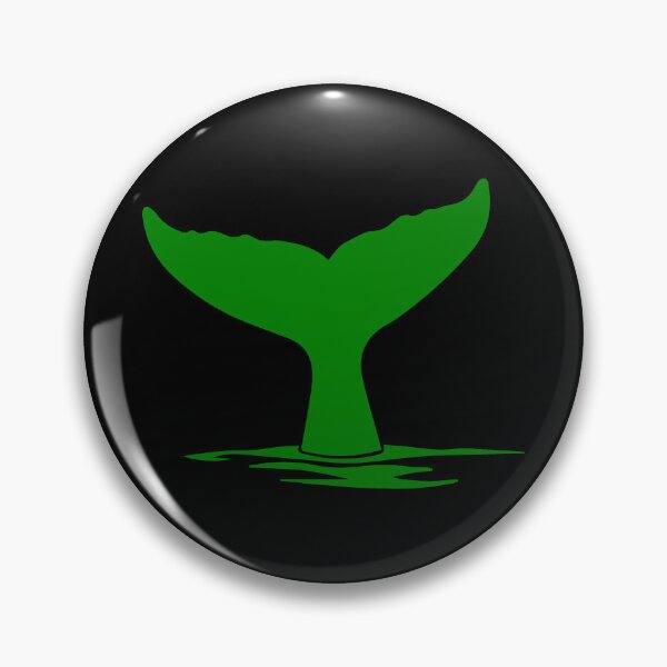 Item preview, Green Nautical Whale Tail Design designed and sold by pattern-archive.