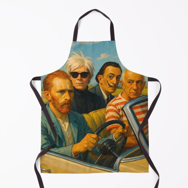 Item preview, Vincent Van Gogh In Vintage Car designed and sold by ARTAFACT.