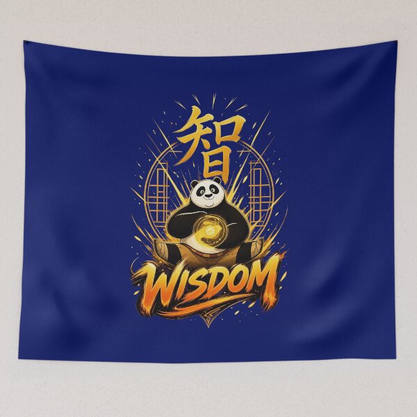 Item preview, Wisdom Panda Warrior  designed and sold by ngoquyen68.