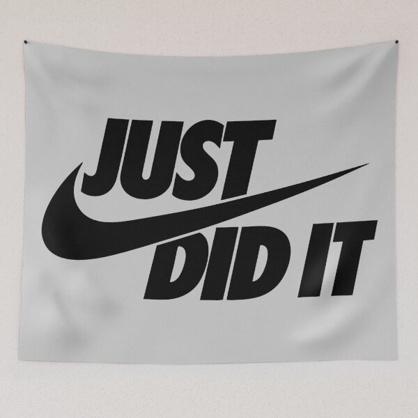 Item preview, Just Did It Parody Nike Logo designed and sold by digital-savant.