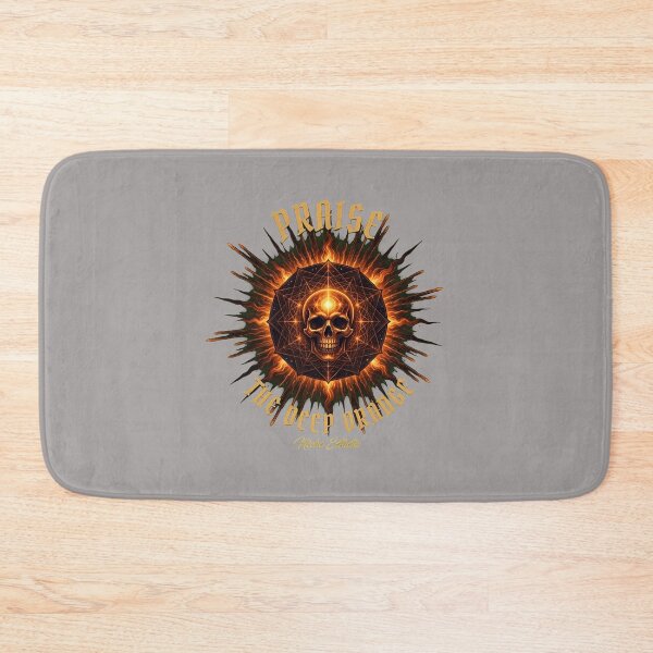 Item preview, Abstract Sun Graphic Orange On Blue-25 designed and sold by EviBaum.