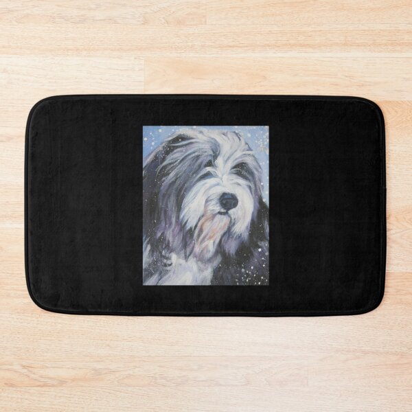 Item preview, Bearded Collie Fine Art Painting Sticker4 designed and sold by Hahoangshop.