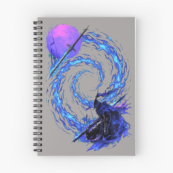 Item preview, Abyssal Knight Soul Fire Silhouette Moon Tee-50 designed and sold by EviBaum.