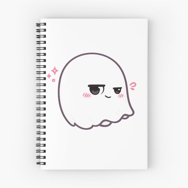 Item preview, Confused Sparkle Ghost – Soft Pastel Kawaii Curious Spirit designed and sold by Sommium .