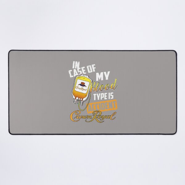 Item preview, Accident Blood Type Crown Royal Whiskey Tee-60 designed and sold by EviBaum.