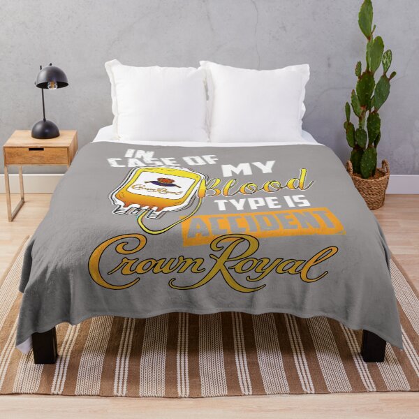 Item preview, Accident Blood Type Crown Royal Whiskey Tee-60 designed and sold by EviBaum.