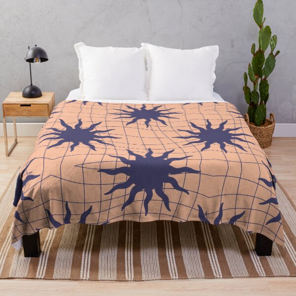 Item preview, Wavy Sun retro peach color Pattern designed and sold by Petternoholic.