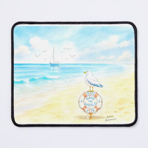 Item preview, Peace & Love Save the World designed and sold by Andrea Matarazzo.