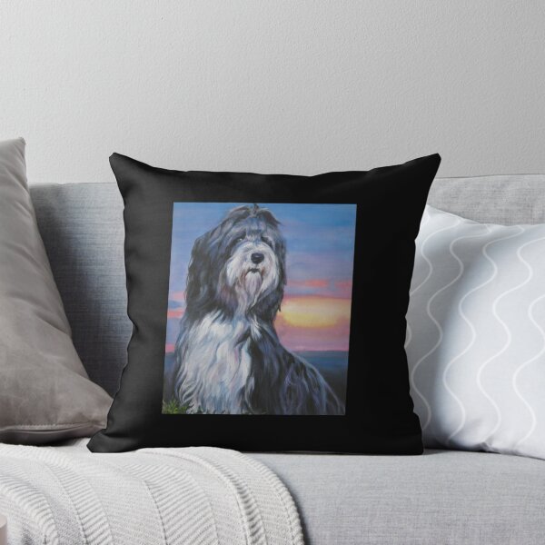 Item preview, Bearded Collie Fine Art Painting Sticker2 designed and sold by Hahoangshop.