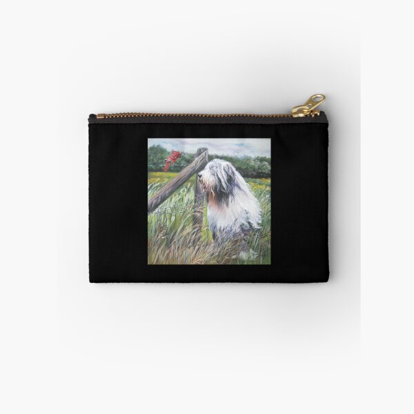 Item preview, Bearded Collie Fine Art Painting Sticker1 designed and sold by Hahoangshop.