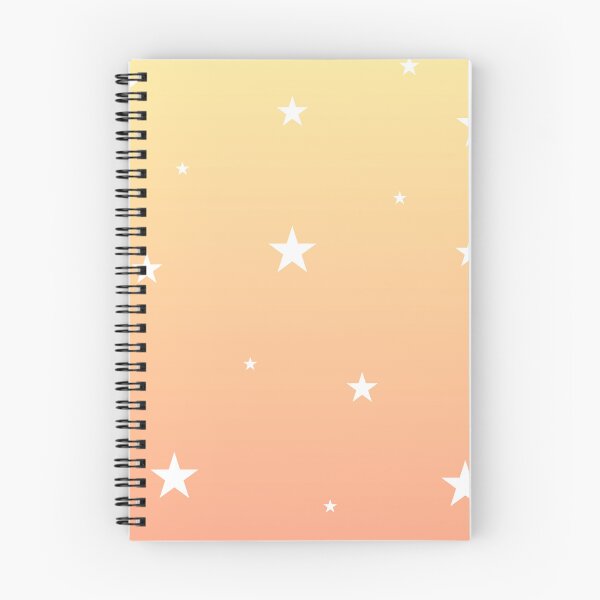Item preview, White Stars Sunset Ombre Pattern designed and sold by Zaya_art.