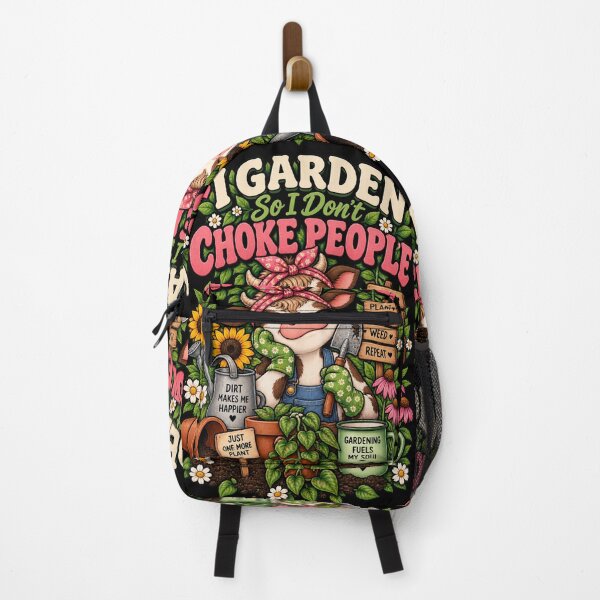 Item preview, I Garden So I Don't Choke People Funny Cow Gardener designed and sold by Ridaelb.
