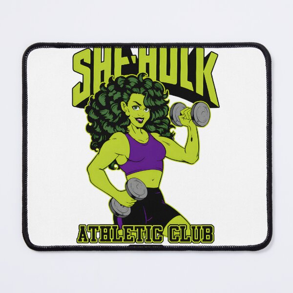 Item preview, Colorful SheHulk Athletic Club Design for Fitness Enthusiasts designed and sold by wordonmyapparel.