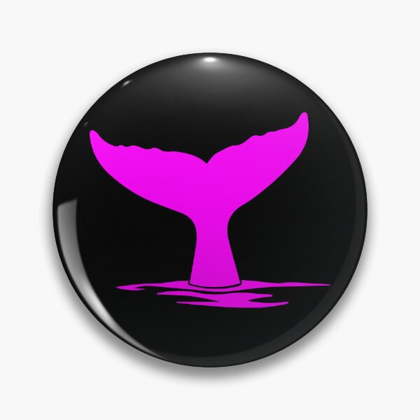 Item preview, Magenta Nautical Whale Tail Design designed and sold by pattern-archive.
