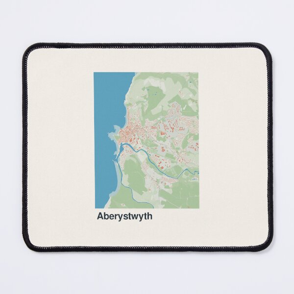 Item preview, Aberystwyth Minimalistic Map Art designed and sold by MapsNerd.