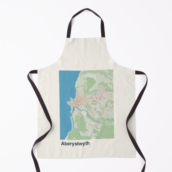 Item preview, Aberystwyth Minimalistic Map Art designed and sold by MapsNerd.