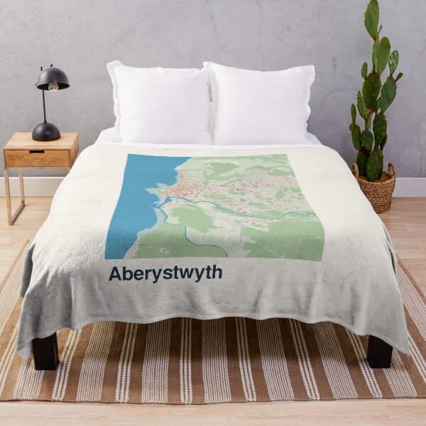 Item preview, Aberystwyth Minimalistic Map Art designed and sold by MapsNerd.