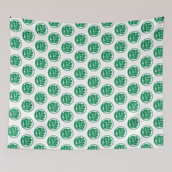 Item preview, Green Hulk Inspired Logo Design for Fans of Strong Superheroes designed and sold by wordonmyapparel.