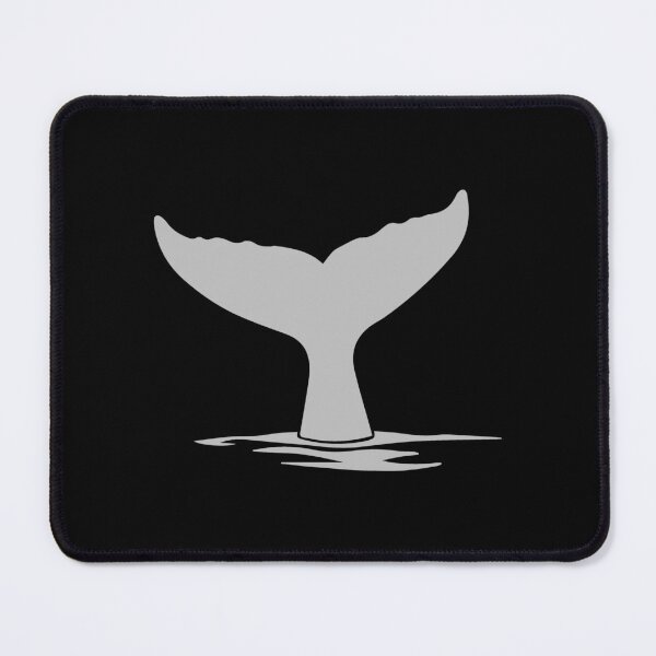 Item preview, Silver Nautical Whale Tail Design designed and sold by pattern-archive.