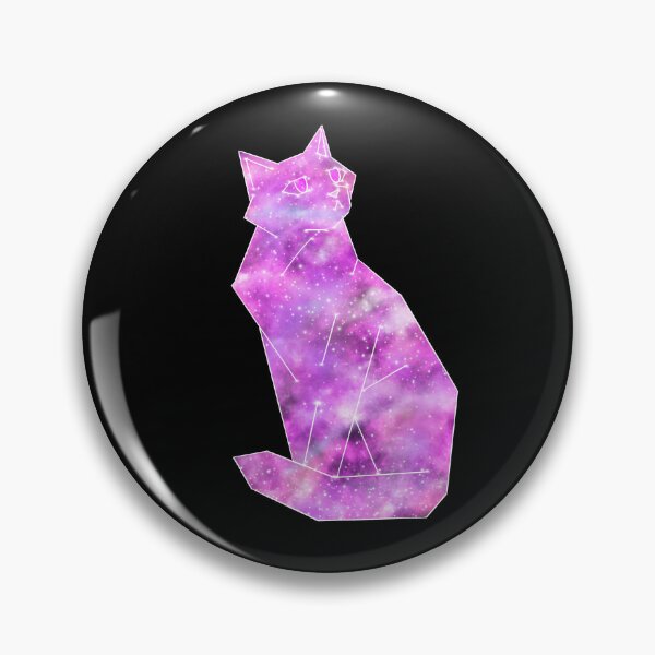 Item preview, Elegant Space Constellation Galaxy Cat designed and sold by ClarissaDoodles.