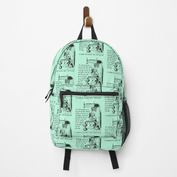 Item preview, Christine de Pizan quote: Ah, child and youth, if you knew the bliss which resides in the taste of knowledge, and the evil and ugliness that lies in ignorance, designed and sold by artbleed.