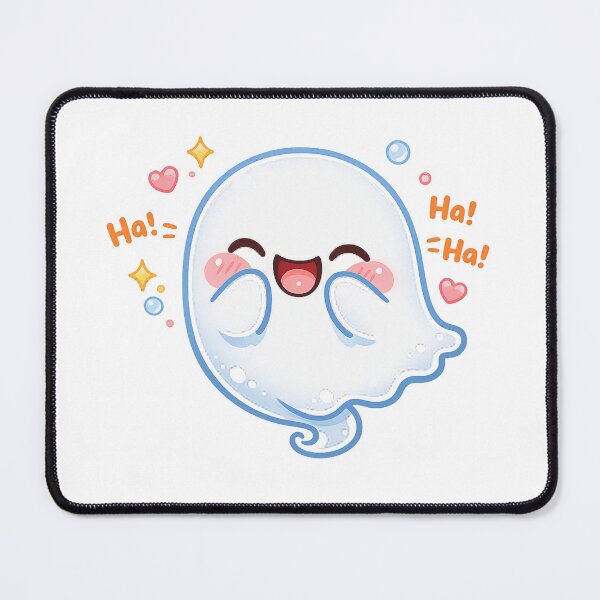 Item preview, Laughing Ghost – Soft Pastel Kawaii Joyful Spirit designed and sold by Sommium .