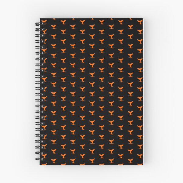 Item preview, Orange Nautical Whale Tail Design designed and sold by pattern-archive.
