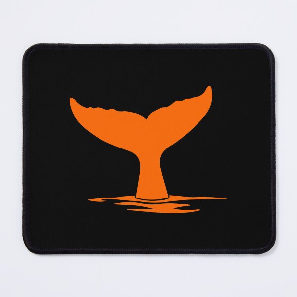 Item preview, Orange Nautical Whale Tail Design designed and sold by pattern-archive.