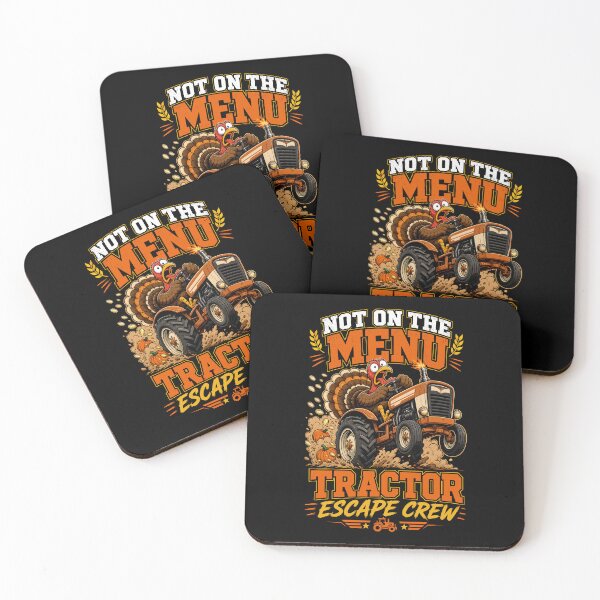 Item preview, Thanksgiving Turkey Tractor Escape Crew Not On Menu  designed and sold by wrestletoys.