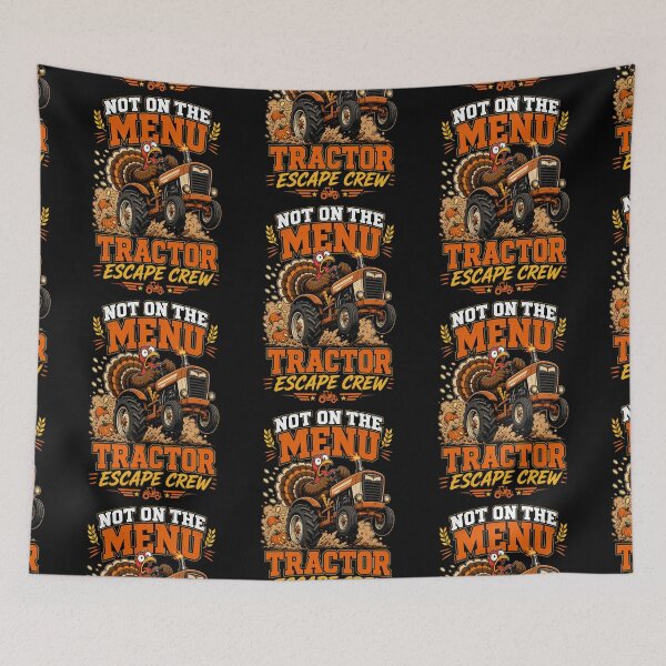 Item preview, Thanksgiving Turkey Tractor Escape Crew Not On Menu  designed and sold by wrestletoys.