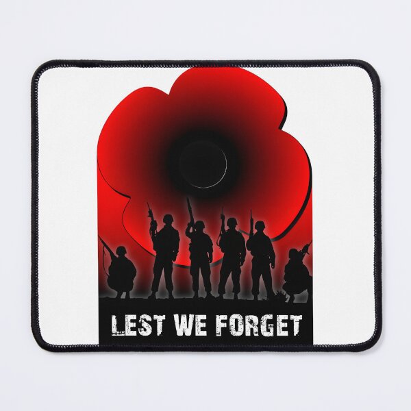 Item preview, Lest We Forget Memorial Tribute Design Honoring Fallen Heroes designed and sold by zanahoricida.