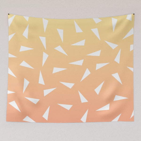 Item preview, Confetti Triangle Sunset Ombre Pattern designed and sold by Zaya_art.