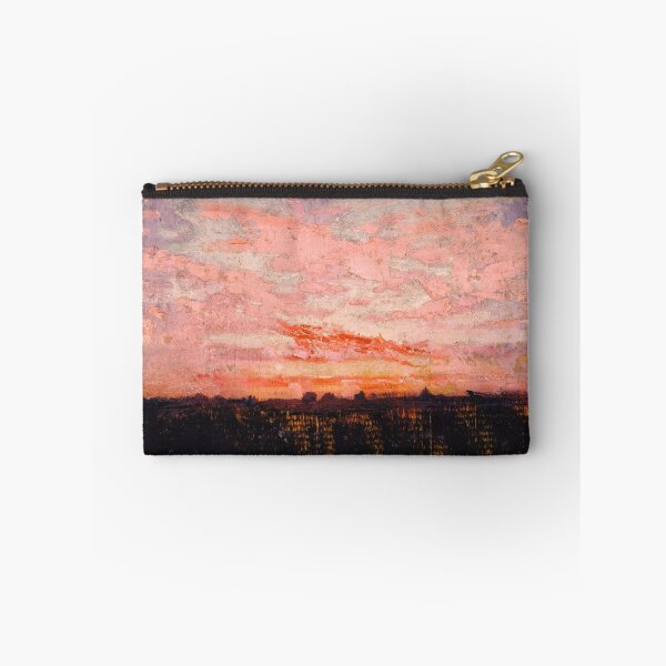 Item preview, California coastal landscape at sunset, pink, Pacific Coast landscape painting by Ralph Albert Blakelock designed and sold by Jéanpaul Ferro.