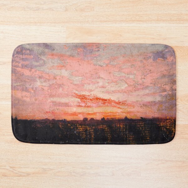 Item preview, California coastal landscape at sunset, pink, Pacific Coast landscape painting by  Ralph Albert Blakelock designed and sold by Jéanpaul  Ferro.