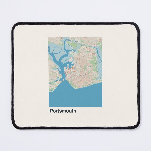 Item preview, Portsmouth Minimalistic Map Art designed and sold by MapsNerd.