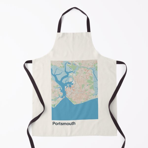 Item preview, Portsmouth Minimalistic Map Art designed and sold by MapsNerd.