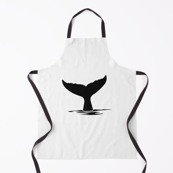 Item preview, Black Nautical Whale Tail Design designed and sold by pattern-archive.