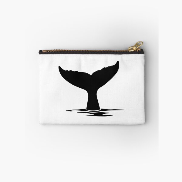 Item preview, Black Nautical Whale Tail Design designed and sold by pattern-archive.