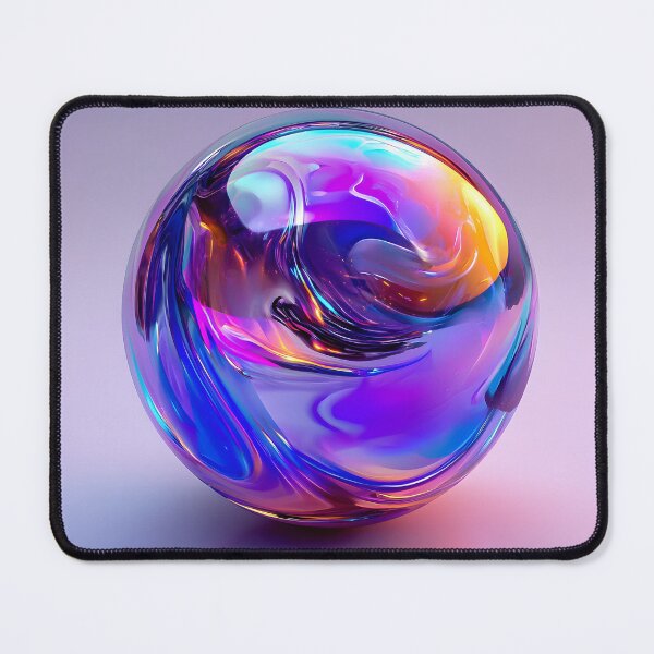 Item preview, Liquid Chrome Orb, 3d Render, Electric Purple designed and sold by Checho30.