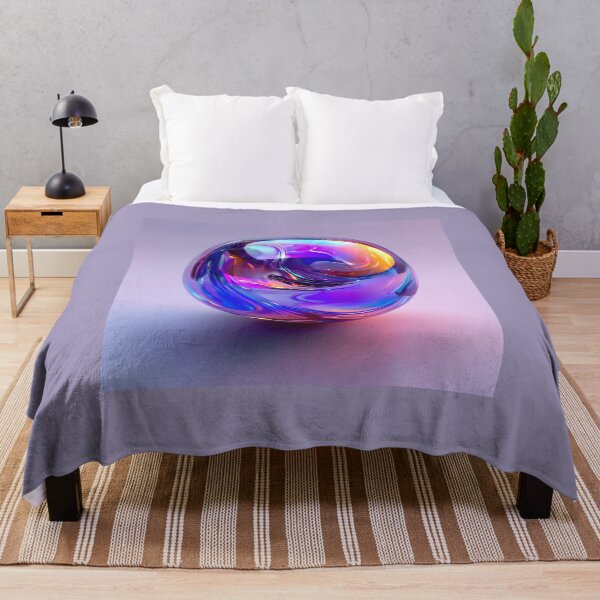 Item preview, Liquid Chrome Orb, 3d Render, Electric Purple designed and sold by Checho30.