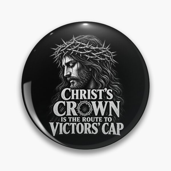 Item preview, Christ’s Crown Is the Route to Victors’ Cap – Jesus Crown of Thorns Christian T-Shirt designed and sold by Obiechefu.