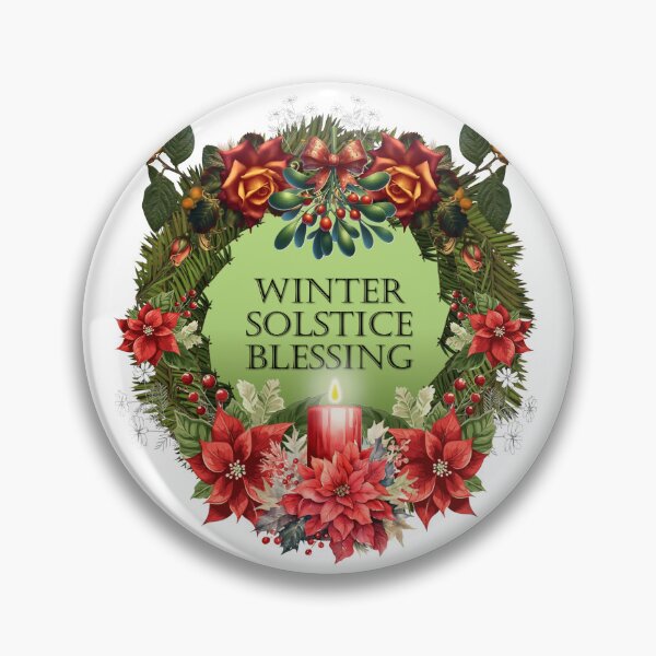 Item preview, Winter Solstice Blessing designed and sold by Sonia Jones Art.